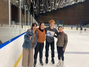 Patinage gratuit avec mes amies à l'université!