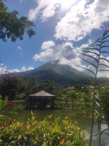 Looking over to Arenal Volcano in La Fortuna