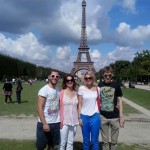 Alex Arch with family in Paris