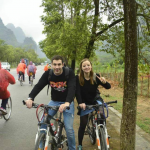 Bike ride with friends, Beijing - Imogen Nov14