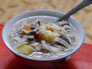 Boiled mutton soup, China