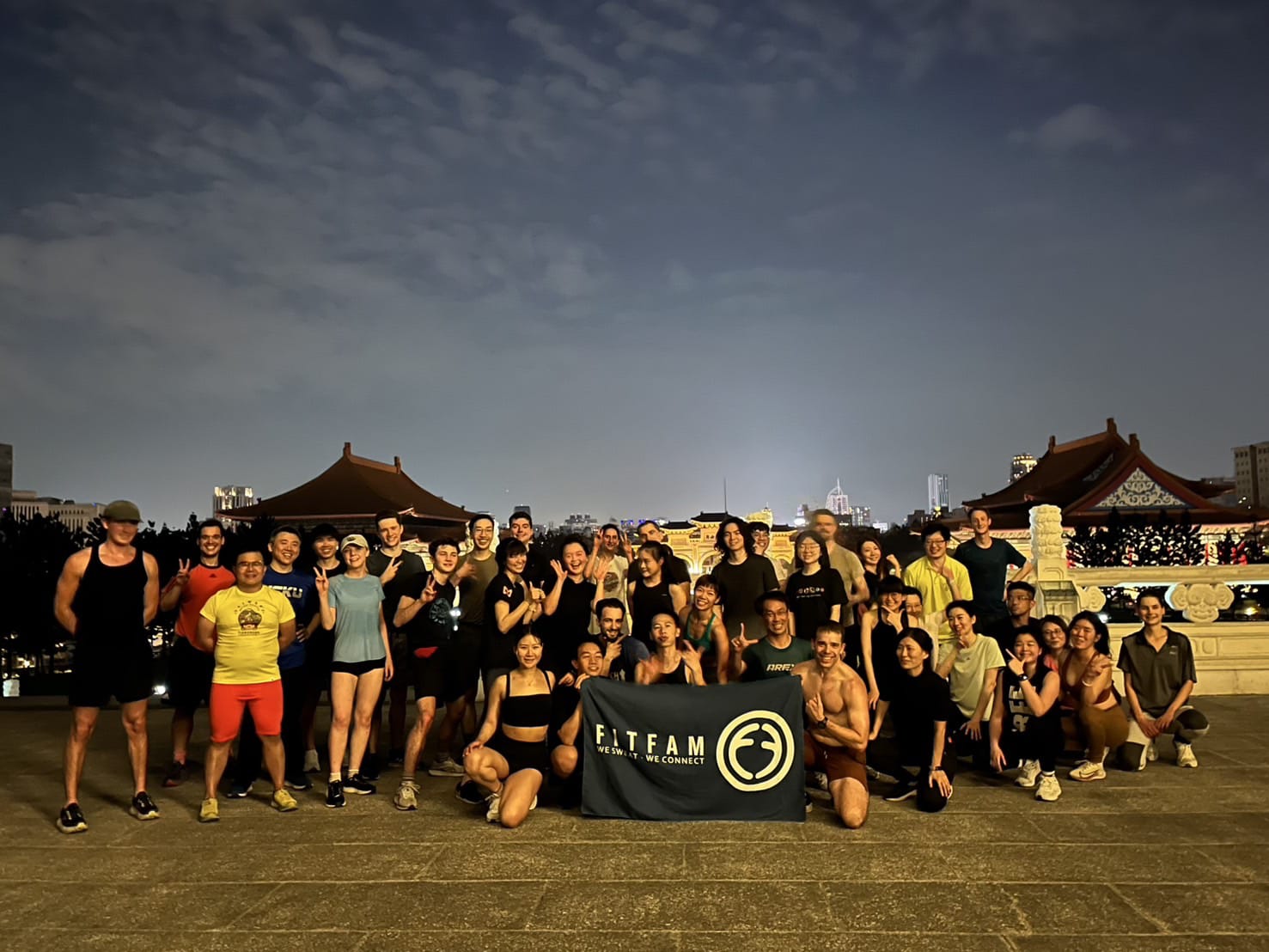 第二次參加樓梯的跑步團 My second time attending the running group
