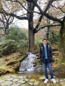 visiting the cherry blossom gardens of Yangmingshan National Park
