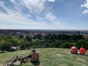 A wonderful view from Madrid´s East side.