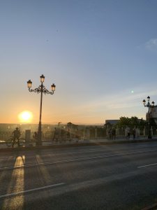 Sunset on Calle de Bailen