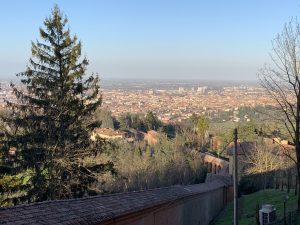 The view of Bologna from San Luca