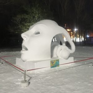 Snow sculptures