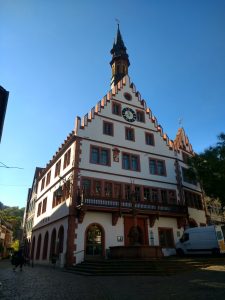 A short stop in Weinheim