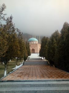 Tomb of Rudaki, the "father of Persian literature", in Panjakent - Мақбараи Рӯдакӣ, "падари адабиёти тоҷикӣ, дар Панҷакент