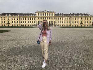 Outside Schönbrunn Palace 