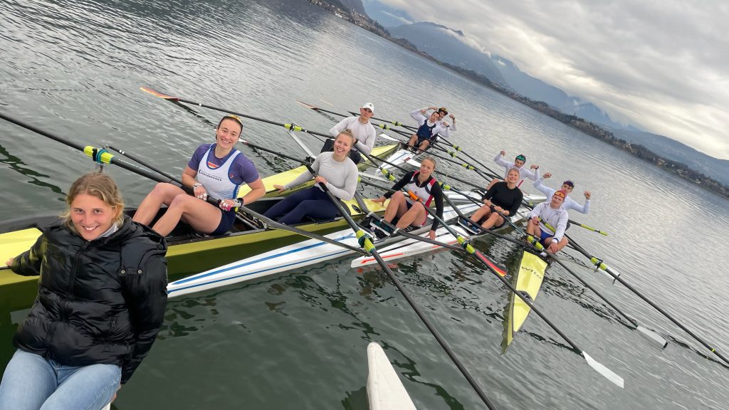 Die Teilnehmende am Trainingslager