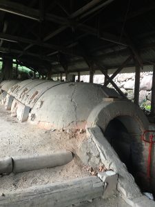 An anagama kiln