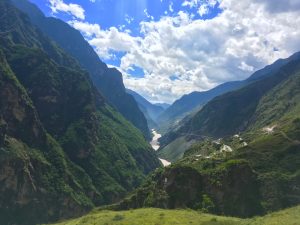 The view out of Tiger Leaping Gorge