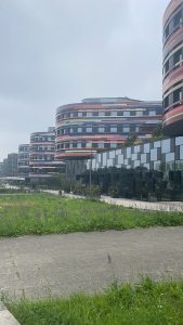 Interessantes Gebaeude bei der Abmeldung meiner Wohnung