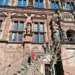 My brother and I visiting Heidelberg Castle