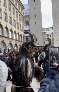 One of the Krampuses from the Munich Krampus Run!