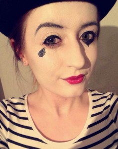 I dressed up as a Mime Artist for Karneval!
