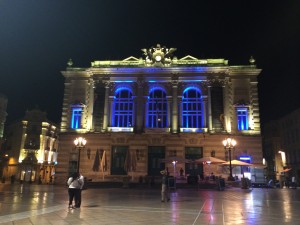 Opera-Comedie, built in 1888, in Montpellier's Place de la Comedie