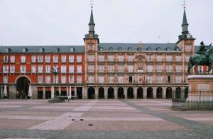 Plaza mayor, after lockdown