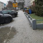 First snow in Rostock