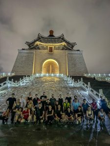 My last time attending the Wednesday stair running at Chiang Kai-shek memorial hall.