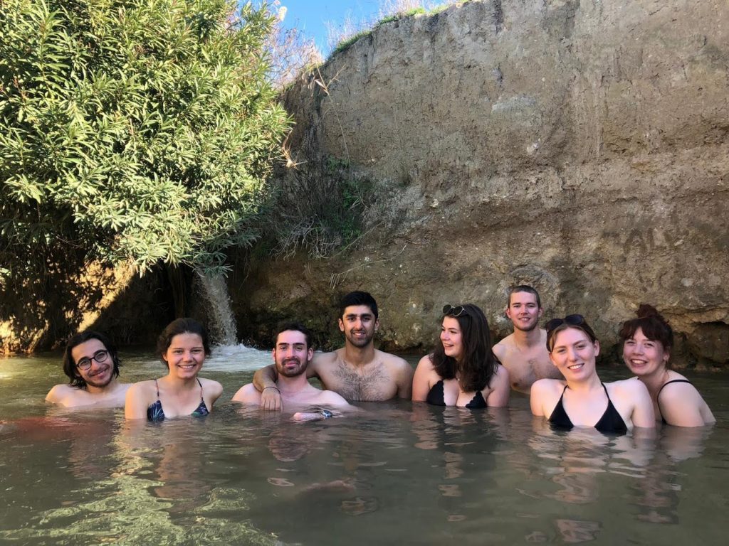Trip to the thermal springs in Santa Fe.