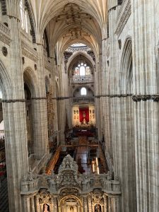 Dentro de la catedral 