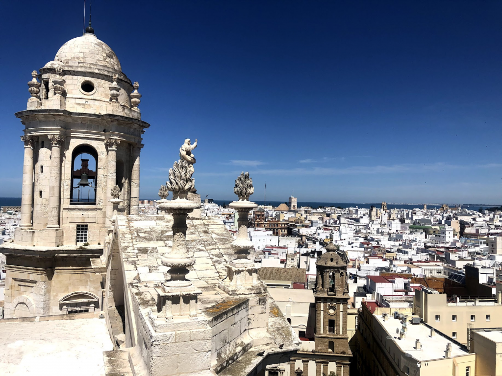 View of Cádiz from the cathedral tower!