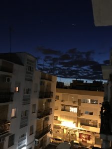 View from my flat in Santa Justa