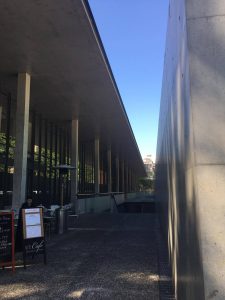 A building on the Hongo campus of the University of Tokyo designed by Tadao Ando.