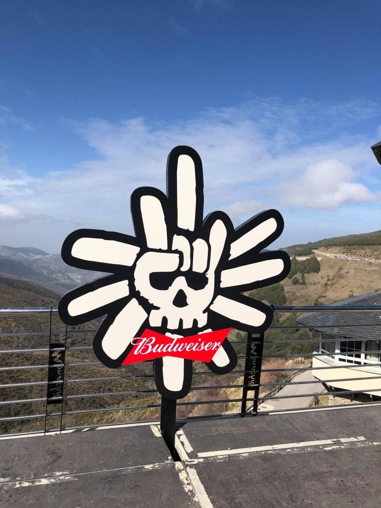 Views of the sunny valley below