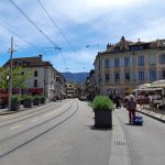 Carouge (quartier genevois), proche d'un centre de vaccination