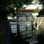 Old seawater gate in the Hamarikyu gardens.