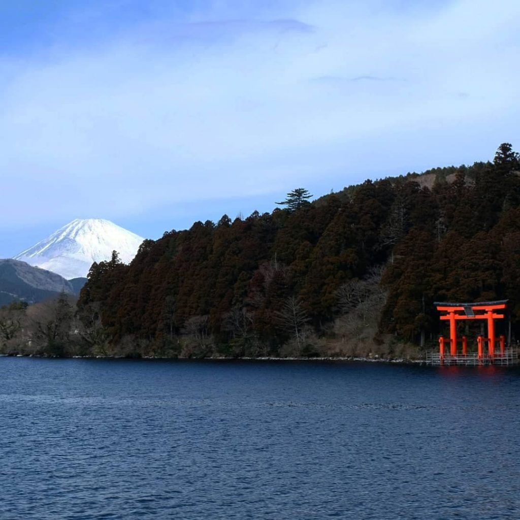 March Monthly Report - View of Mt.Fuji from the boat