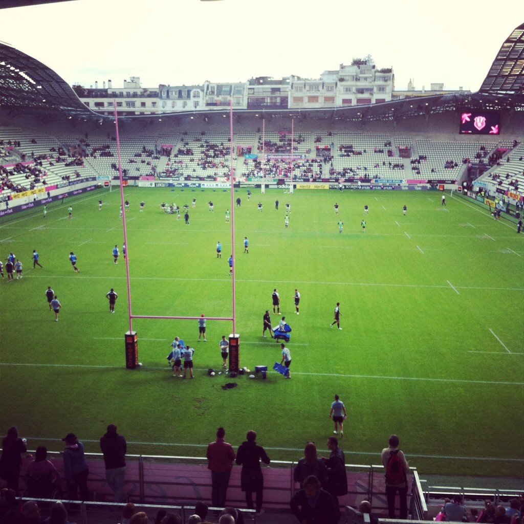 Alex Arch rugby game in Paris