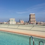 The perks of working for an International hotel chain, you can swim with a view!