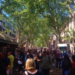 Arguably the most famous street in Spain....Las Ramblas!