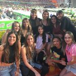 at a j balvin concert with my Colombian friends
