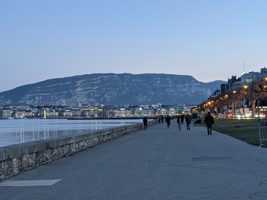 Geneva, where Bouvier began his journey.