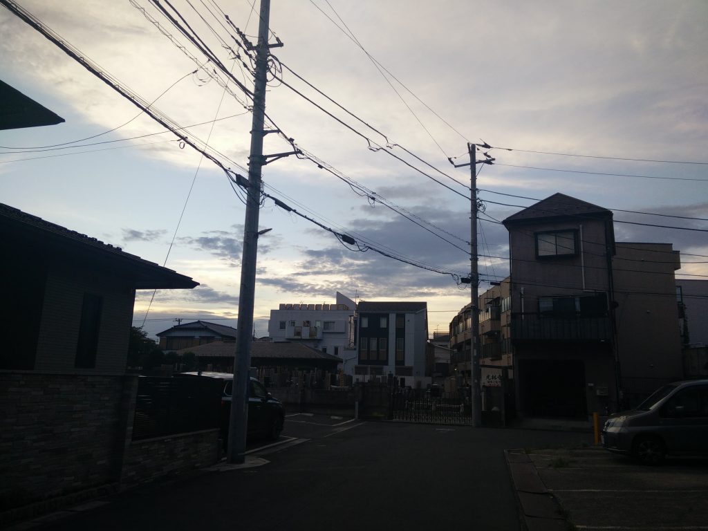 Walking in the suburbs of Tokyo, this is a very typical Japanese street.