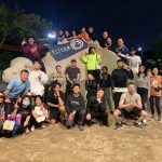 The last time attending Monday park fitness group!