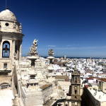 View of Cádiz from the cathedral tower!